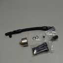 Braided AN6 Dual Feed Carb Fuel Line Double Pump for Holley 4150 Carburetor with vacuum pressure gauge