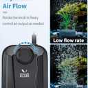 Uniclife Aquarium Air Pump Dual Outlet Fish Tank Aerator with Accessories for 5-200 Gallon Tank