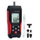 Digital Tachometer 2-in-1 Non-Contact Laser Photo Tachometer 3~99,999RPM & Contact RPM Meter Gauge 3~19,999RPM Handheld RPM Tachometer Tester with Contact Probes for Line Speed and Motor RPMs Testing