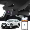 YuYue Electronic 4K Dash Cam Compatible with Toyota RAV4 2019-2021, Prime 2021-2024,LE Limited Premium XLE TRD Hybrid Model A,No Vent Hole,OEM Size,UHD 2160P,Loop Record,G Sensor,WiFi & APP,64GB Card