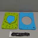 BRAECN Case for iPad 9/8/7,Shockproof Protective Boys Girls Silicone Case with Screen Protector Pencil/Pencil Cap Holder Shoulder Strap Handle Grip Stand for iPad 10.2 Inch 9th/8th/7th Gen-Sky Blue