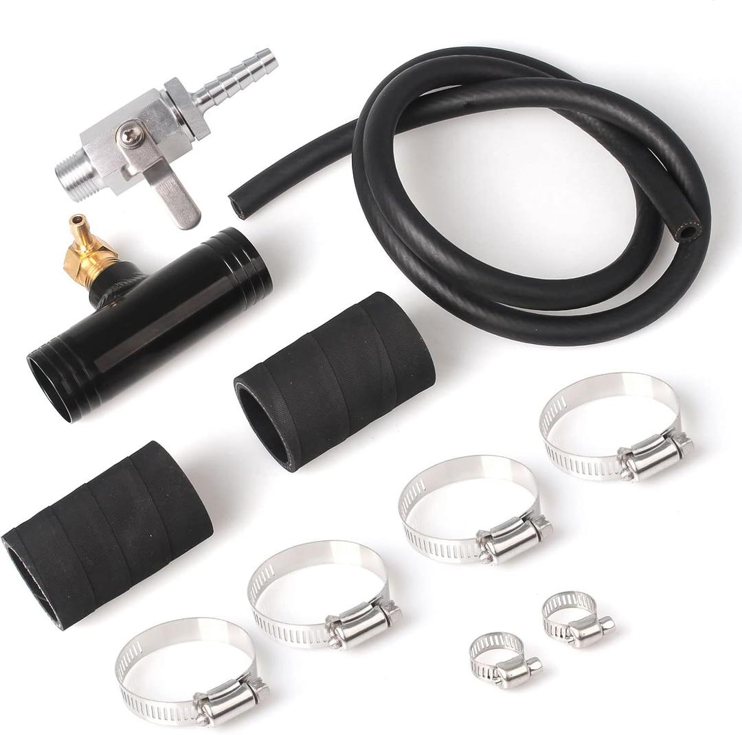 Auxiliary Fuel Tank Install Kit 1 1/2" 11025 Diesel Installation Kit Compatible with All Ford 1999-2019, All Chevy / GMC 2011-2019, All Dodge 1999-2012