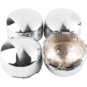 4 Pack Wheel Center Caps for Weld Racing Wheel Rims 99-4943 89-4943 614-4947 614-4943 614-4943 PWA-99-4943 R88-4943, Chrome Silver Rim Caps Outer Diameter 5.24in 8 Lug