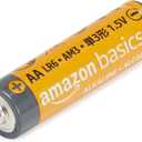 Amazon Basics 48-Count AA & AAA High-Performance Alkaline Batteries Value Pack, 24 AA and 24 AAA, Ready to Use