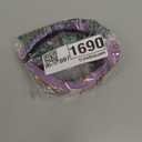 Music Headbands for Women, Singer Fans Valentines Day Gifts, Guitar Red Lip Rhinestone Wide Jeweled Knotted Headband, Crystal Beaded Jeweled Headband Hair Accessories Concert Birthday Gift (Purple)