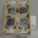 Tapo 1080P Indoor Wired Security Camera - Works as a Baby & Pet Monitor, Motion Detection, 2-Way Audio, Siren, Night Vision, Subscription-Free Local or Optional Cloud, Works with Alexa, C100(4-Pack) (White)