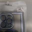 Misscase Magnetic Glitter Case for iPhone 16 Pro Max 6.9 Inch, Camera Protection, Compatible with MagSafe, Rectangle Cute Bling Sparkle Diamond Colorful Phone Cover, Drop-Tested & Shockproof-Purple