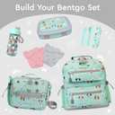 Bentgo Kids Prints Leak-Proof, 5-Compartment Bento-Style Kids Lunch Box - Ideal Portion Sizes for Ages 3-7, Durable, Drop-Proof, Dishwasher Safe, & PFAS & BPA-Free Materials (Puppy Love)
