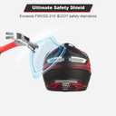Youth Motocross Kids Dirt Bike Helmets ATV Bump Safty Full Face Motorcycle Helmet Off-Road Mountain Bike Helmet with Goggles Gloves Mask DOT Approved (Red, Small)