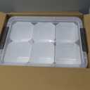 Citylife 17 QT Plastic Storage Bins Clear Storage Box with Lids Multipurpose Stackable Storage Containers for Organizing Tool, Craft, Crayon
