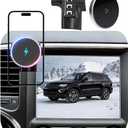 Phone Mount for Jeep Grand Cherokee (2014-2017 2018), Magnetic Phone Holder, Magsafe Car Mount Charger, Dashboard Phone Holder, 15W Wireless Fast Charging for iPhone, Samsung & Google, Car Accessories