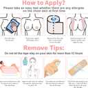 Professional Breast Lift Support Tape (5inches with sillicone covers)