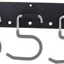 Garage Organizers Set Wall Mounted Broom Storage Garden Tool Organizer Heavy Duty Plastic Metal Hooks Garage Organizer Wall Hanger Random Color
