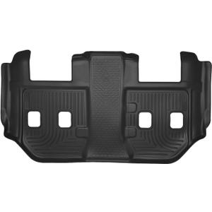 Husky Liners X-act Contour Floor Mats | Fits 2015-2020 Chevrolet Suburban, GMC Yukon XL, Cadillac Escalade ESV w/2nd Row Bucket | 3rd Row, 1-pc Black - 53281