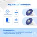 CX580XRE Pool Filter Cartridges, Compatible with Hayward SwimClear C3000, C3020, C3025, C3030, Hayward C580E, CX580XREPAK4, Pleatco PA81, PA81-PAK4, Filbur FC-1225, Unicel C-7483, 4 Pack