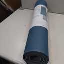 Gaiam Yoga Mat Performance TPE Exercise & Fitness Mat for All Types of Yoga, Pilates & Floor Exercises, 6mm Non-Slip (Lake Solid)