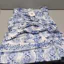 Large Blue and White Women's Dress