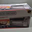 Black+Decker Countertop Convection Toaster Oven, 8 One-touch Cooking Functions, Stainless Steel, Extra-deep Interior