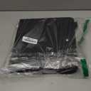 PUGPIU RV Camper Shoe Storage 4 Pack - Foldable Wall Mounted Shoe Rack Organizer - Self-Adhesive Rv Shoe Holder - Space Saving for Camper Essential Home Travel with Deep Pocket Fit 1 Pair Shoes, Black