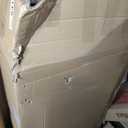 Westinghouse 7224800 100-Inch Industrial Ceiling Fan, HVLS Indoor/Outdoor Large Commercial Ceiling Fan with Remote, High Airflow DC Motor for Warehouses, Garages, & Large Rooms, Matte Black Finish