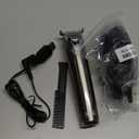 Wahl USA Stainless Steel Lithium-Ion Cordless Beard Trimmer for Men - Rechargeable All in One Men's Beard Trimmer with Rotary Ear & Nose Trimmer, & Detail Trimmer - Model 9818A