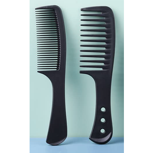 2pcs Hair Brushes for Women, Hair Comb for Women for Straight Long Thick Curly Natural Hair (Black) (Black)