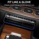 Center Console Organizer for Mercedes-Benz GLE & GLS 2020-2026, Hidden Storage Box Tray Under Dashboard A/C Control