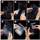 100 Pcs Clear Favor Boxes Plastic Clear Gift Boxes 4 x 4 x 4 Inch Candy Transparent PVC Gift Package for Teacher Students Back to School Wedding Bridal Baby Shower Party Cupcake Macaron Candy Cookie