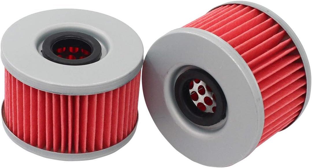 MOTOKU Pack of 2 Oil Filter for Honda Rancher 400 Foreman Rubicon 500 Rincon 650 680 TRX680 400 500 650 ATV