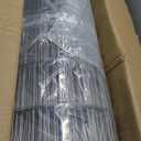 Gisafai 48in x 100ft Welded Wire Fence, 2 Inch x 4 Inch 16 GA, Galvanized Metal Garden Fence Roll Wire Mesh Netting for Goat Deer Cattle Animal Enclosures and Yard Vegetable Plant Protection, Silver