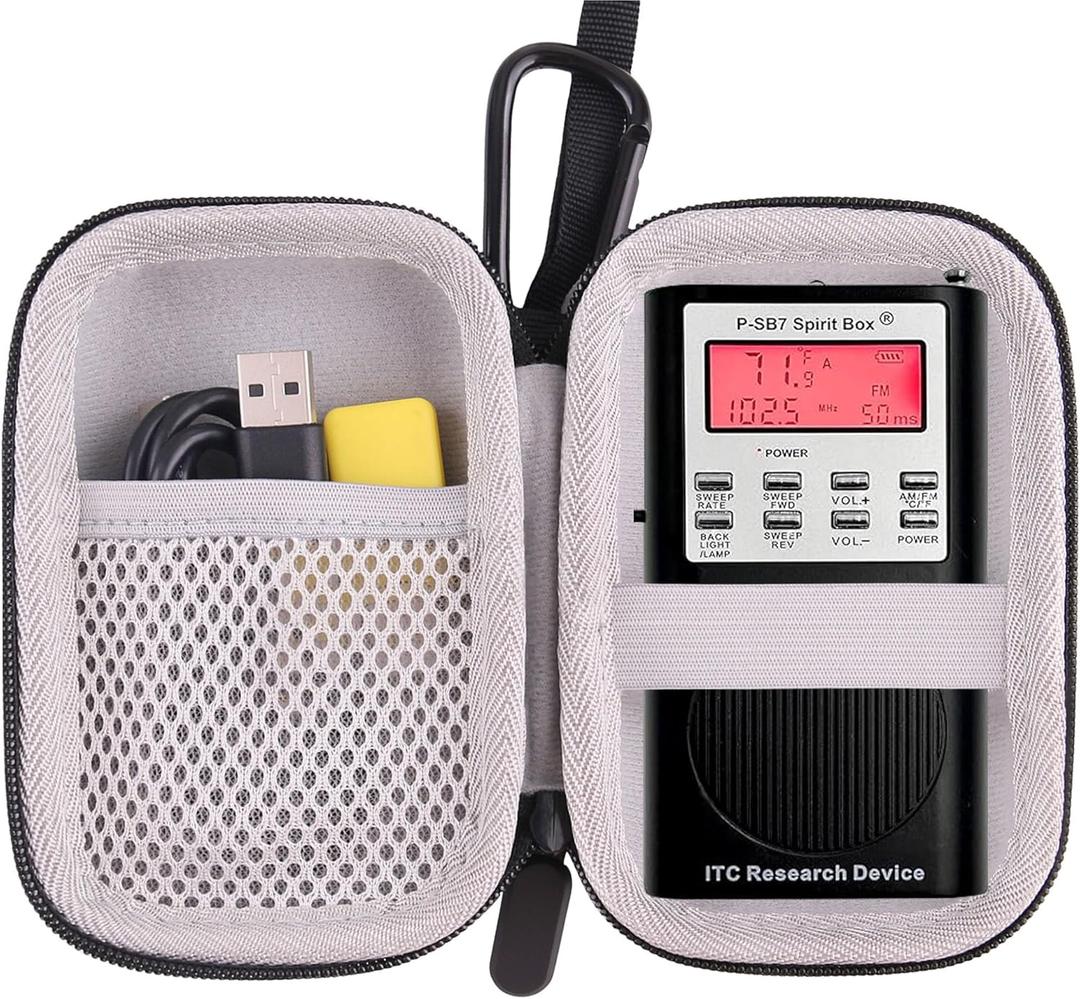 WAIYUCN Hard Carrying Case Compatible with P-SB7 Spirit Box Case