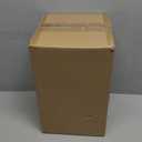 Glass Table Lamps Mid Century Modern Globe, Dimmable Amber Glass Table Lamp for Nightstand, Small Gold Table Lamp, Amber Pumpkin Design Ribbed Vintage Bedside Lamp for Bedroom Living Room Office (5.9'')