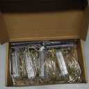 StarryEver 66ft 200LED Fairy Lights Battery Operated, 4 Pack 16.5ft 16 Color Changing String Light with Remote Timer, RGB Waterproof Twinkle Lights for Indoor Outdoor Room Gift Party Christmas Dcor