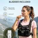 Sahara Sailor Running Vest with 2L Water Bladder, Hydration Vest for Women and Men, Breathable Durable Chest Pack with Waterproof Pockets for Jogging, Trail Running, Hiking