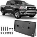 Front License Plate Frame for Ram 1500 DT 2019 2020 2021 2022 2023 2024 Licence Plate Holder fits Perfectly with Curvature of Front Bumper Ram License Plate Frame Replace OE CH1068151 68274215AE