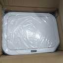 ELPHECO 2 Pack 3.5 Gallon Bathroom Can with Lid Motion Sensor Slim Garbage Can Bathroom Decor Waterproof Smart Small Bin for Kitchen, Office, Bedroom, Living Room, Toilet (Black)