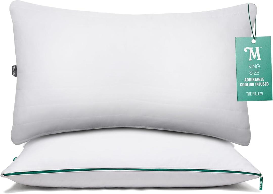 Marlow Adjustable Memory Foam Pillow (King (Pack of 1))