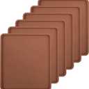 6 Pack Silicone Dehydrator Trays Compatible with Cosori CP267-FD, Nonstick Silicone Drye Sheets with Edge, Multi-purpose Reusable for Jerky, Fruit, Meat, Herbs, Vegetables, Crackers