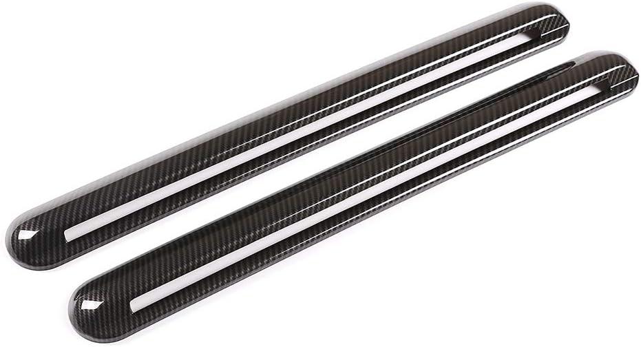 CHEYACar C Pillar Air Vent Trim Panels Rear Window for Mercedes Benz G Wagon W464 G Class W463 G500 G550 G63 G65 2019 2020 (Carbon Fiber)