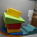 Large 8-Piece Foam Climbing Blocks for Toddlers, Soft Play Climbing Toys with Non-Slip Bottom, Baby Climbing Blocks Boost Motor Skills & Coordination,Indoor Play Gym Set for Climbing & Crawling