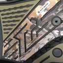 YHTAUTO Upgrade Camo Floor Mats Fit Ford Bronco 2021-2026 4 Door, All Weather Custom Fit Floor Liner w/Camouflage Pattern, TPE Heavy Duty Bronco Accessories Front & 2nd Row Liner