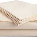 Luxury 4 Piece Egyptian Cotton Sheets King Size - 550 Thread Count, 100% Cotton Sheets, 19-21" Inch Deep Pockets King Size Sheet Set, Ivory