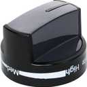 W10339442 Gas Stove Knob, Black Whirlpool Stove Parts Replacements fit for Whirlpool Range/Stove/Oven WPW10339442 PS3507188 (1 Pack)