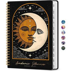 Academic Planner 2026-2027, Jul 2026-Jun 2027 Monthly & Weekly Planner