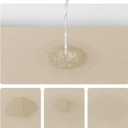 YIHOUSE Bathroom Rug Sets 2 Piece, Ultra Thin Bath Mat Fit Under Door, Quick Dry Absorbent Bath Mat for Bathroom Non Slip Machine Washable Floor Mat (Beige, 2 Piece)