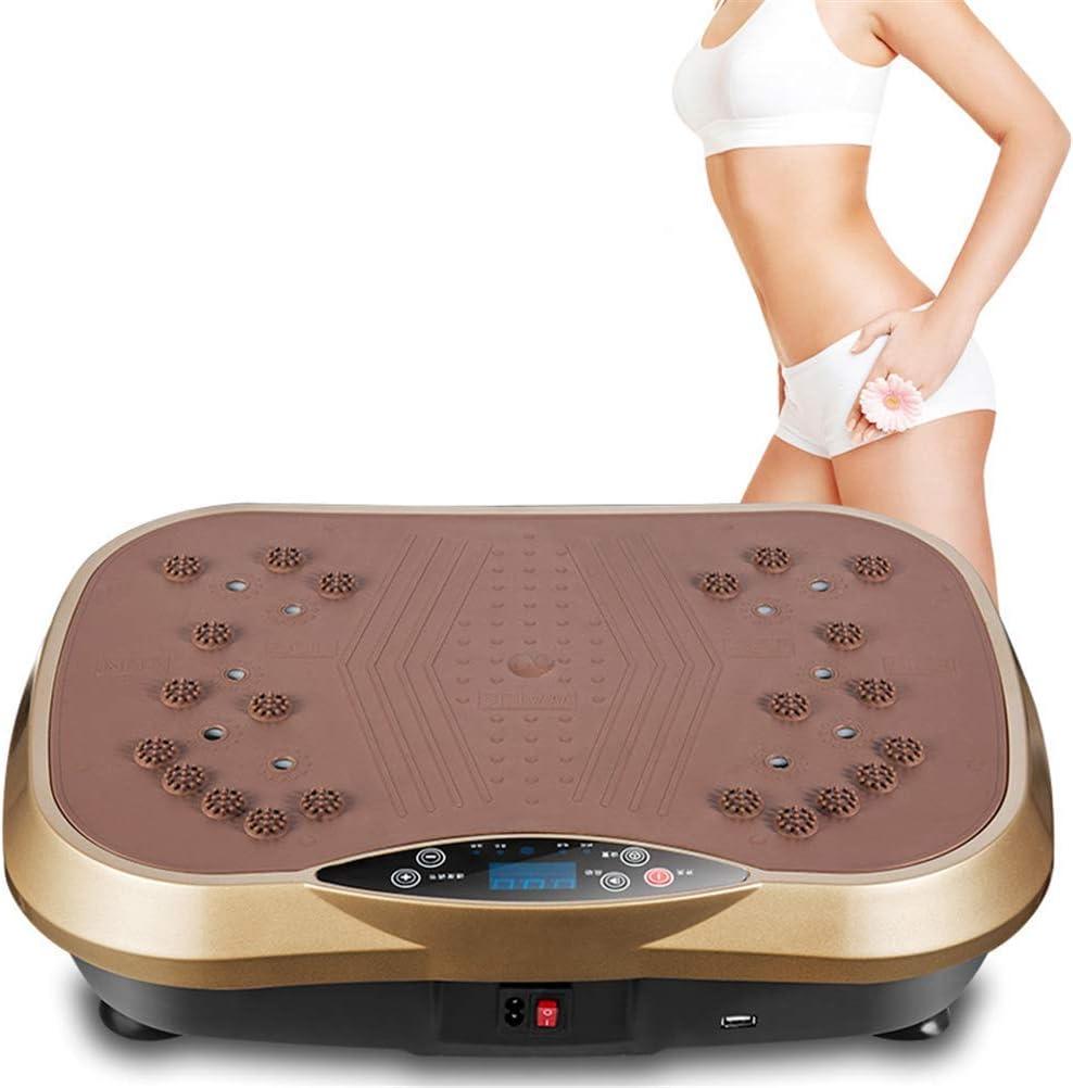 Vibration Trainers Fitness Body Shaper Vibration Plate Machine 3D Vibration Plate Music Remote Power for Home Gym Trainer Exercise