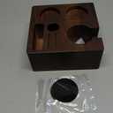 KNODOS Walnut Espresso Tamping Station 54mm for Breville Machines Espresso Accessories Organizer Tamper Distributor Portafilter Holder and Multi Accessory Storage