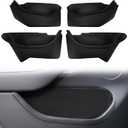 PSLER 4pcs Door Pocket Liners Front & Rear Door for 2025 2026 Refresh Tesla Model Y Juniper, Car Door Side Organizer Tray Mat All-Inclusive