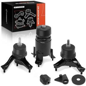 A-Premium 4PCS Engine Motor Mount and Transmission Mount Set Compatible with Toyota Highlander 2006-2010 & Lexus RX400h 2006-2008, 3.3L, Automatic CVT Transmission, Replace# 1236120230, 1236100000