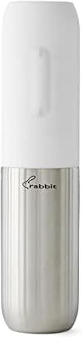 Rabbit Compact Electric Wine Opener - Electric Corkscrew with Built-In Foil Cutter, Rechargeable and Portable, Easy Wine Bottle Opening